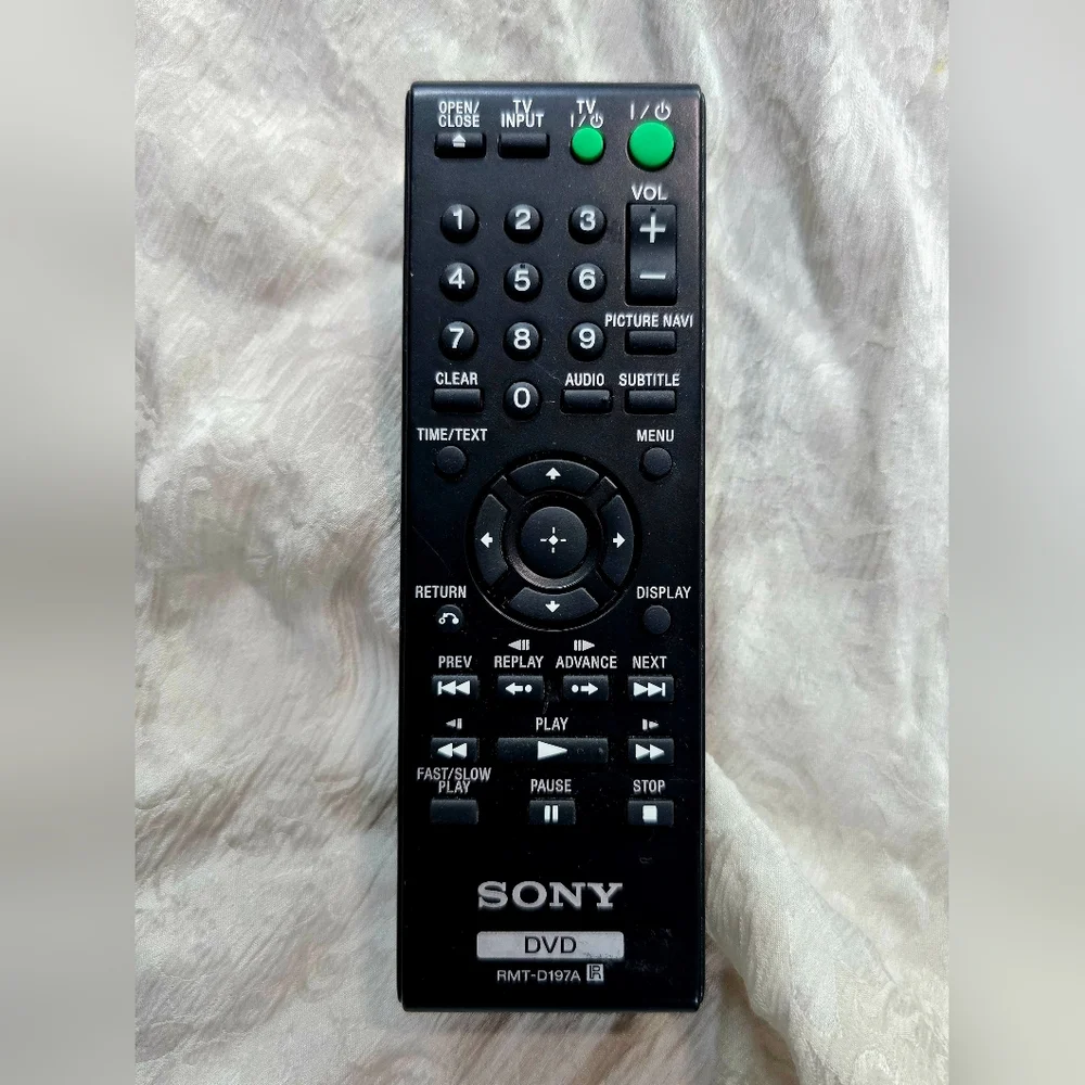 COMING SOON Sony DVD Remote RMT-D197A OEM Replacement
